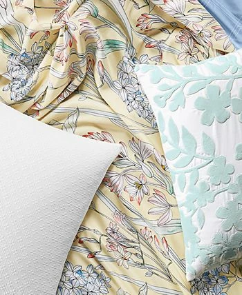 Charter Club 300-Thread Count Hydrangea 4-Pc. Full/Queen Duvet Cover Set, Created For Macy's - Image 6