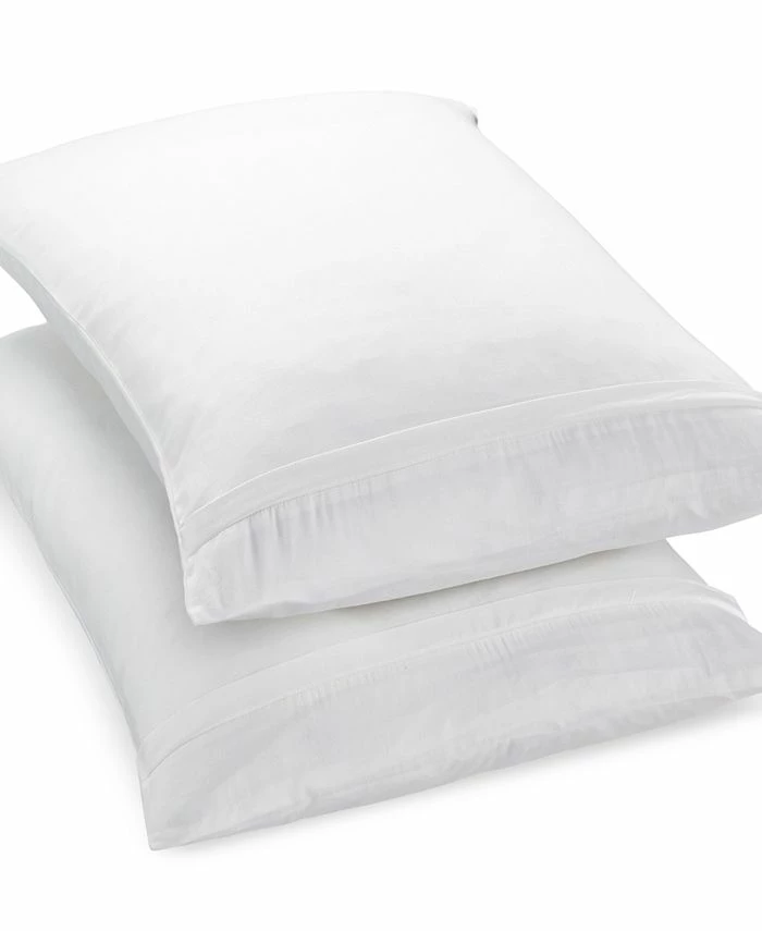 Home Design Cotton Sateen 250-Thread Count Standard/Queen Pillow Protector, Set Of 2, Created For Macy's