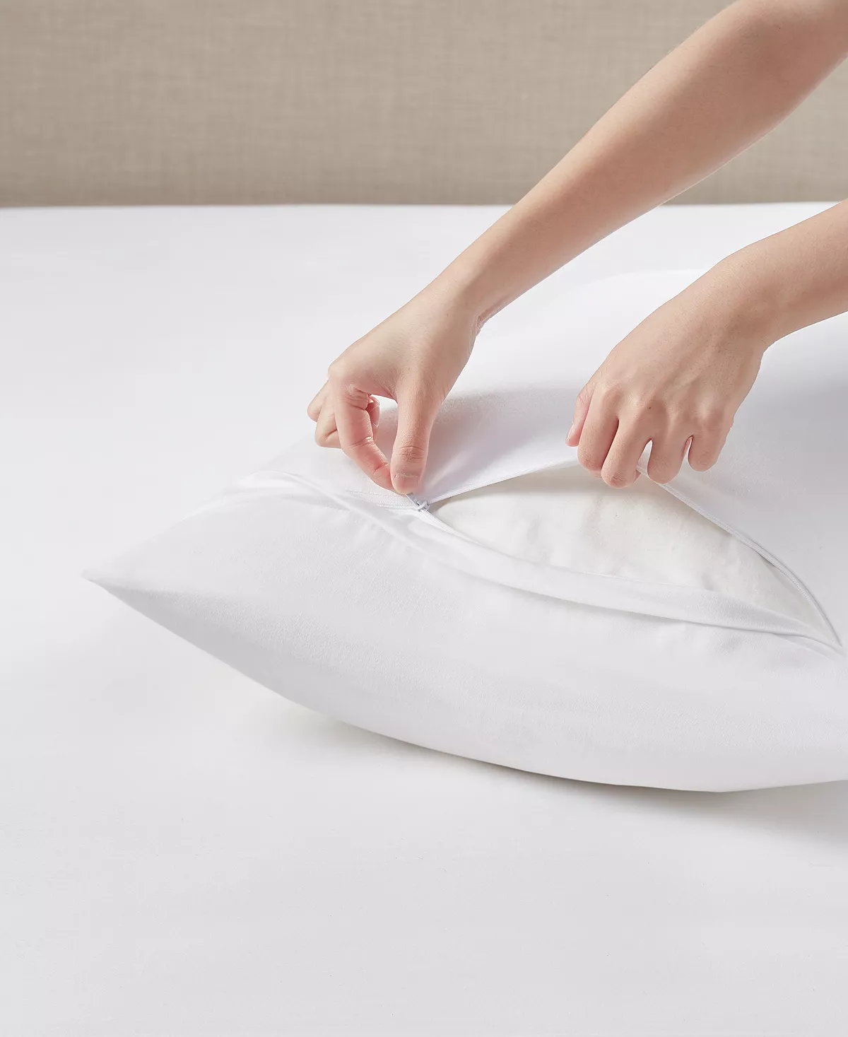 Home Design Cotton Sateen 250-Thread Count King Pillow Protector, Set Of 2, Created For Macy's - Image 6