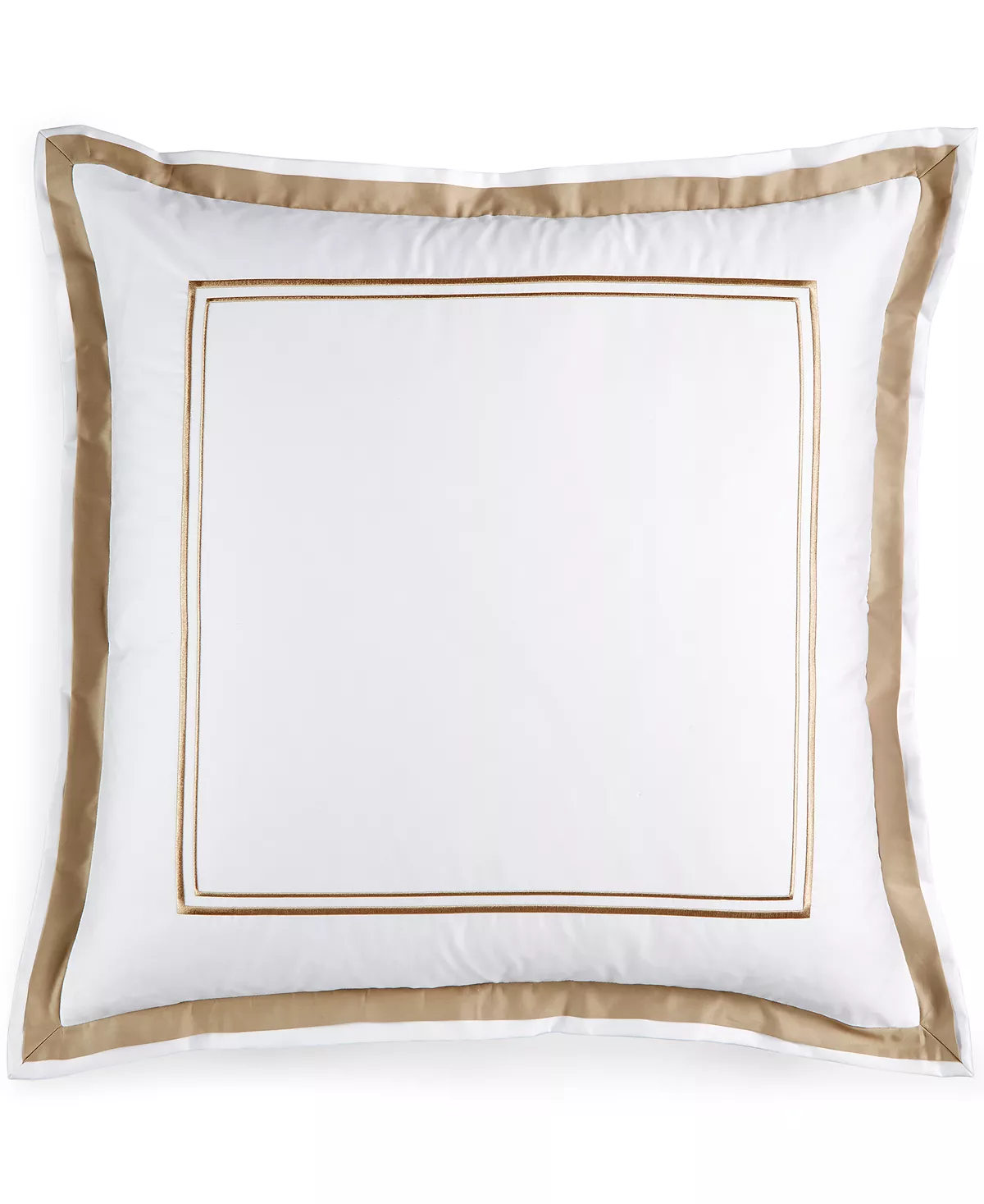 Hotel Collection Embroidered Frame Sham, European, Created For Macy's